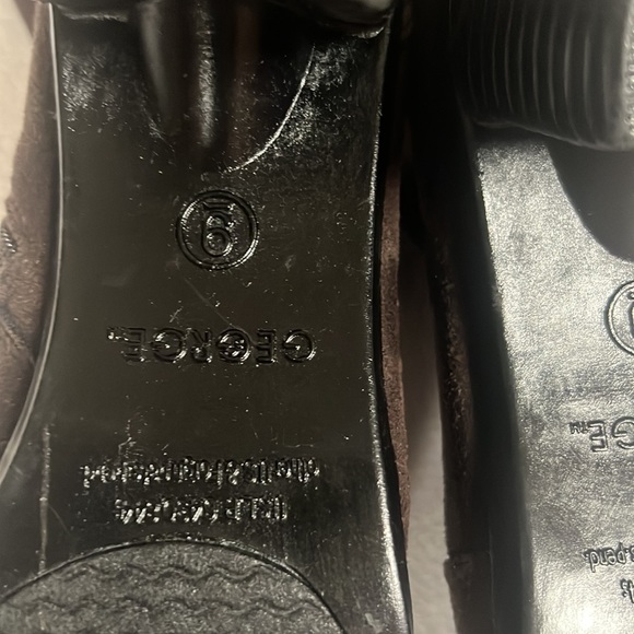 🆕 George brown suede zip up mid calf boots - Picture 10 of 11